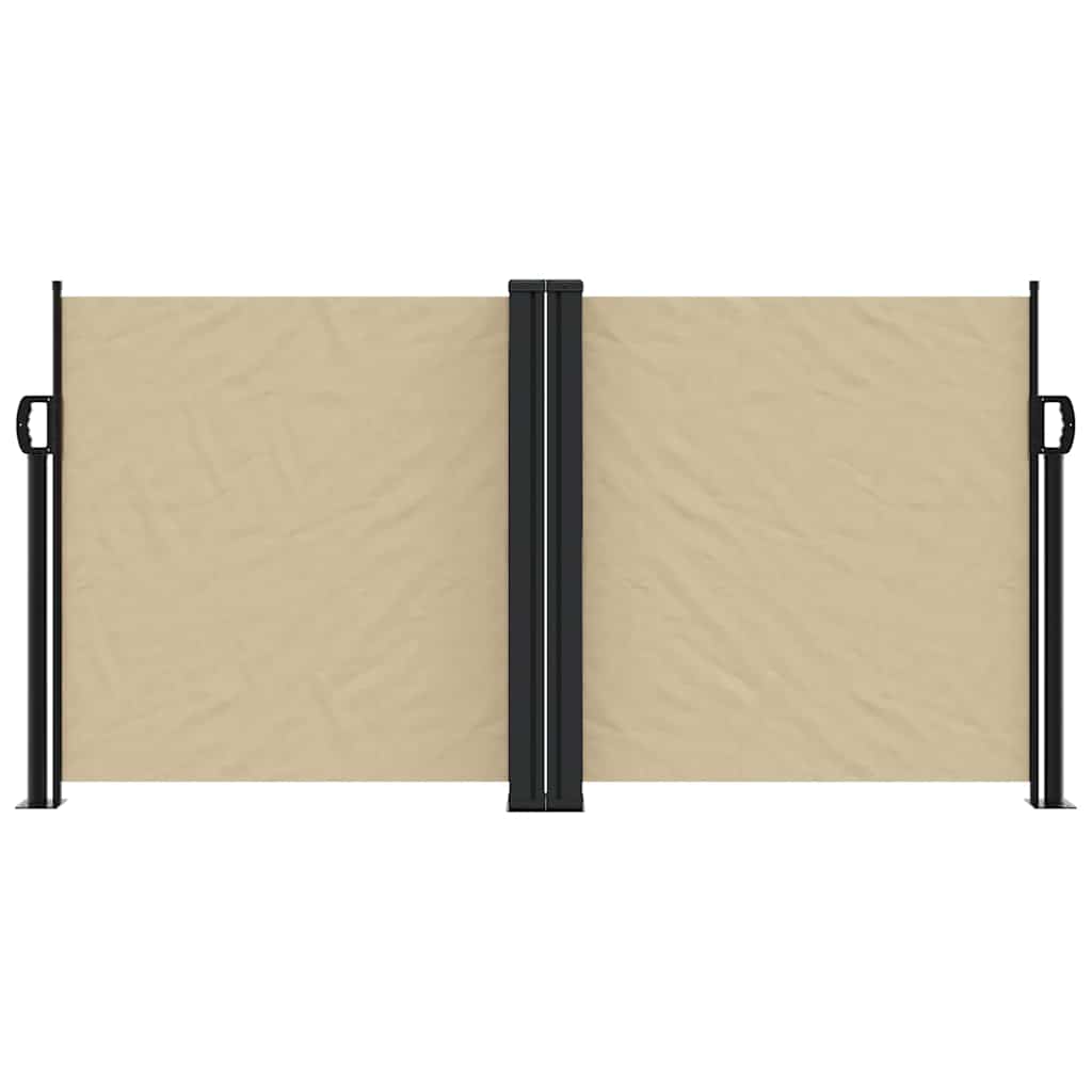 Vidaxl windscherm uittrekbaar 120x1200 cm beige
