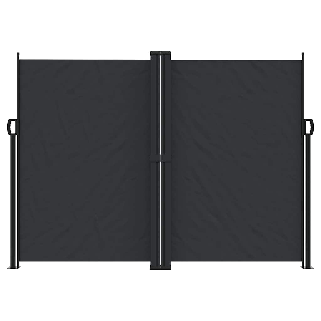 Vidaxl windscherm uittrekbaar 180x1200 cm zwart