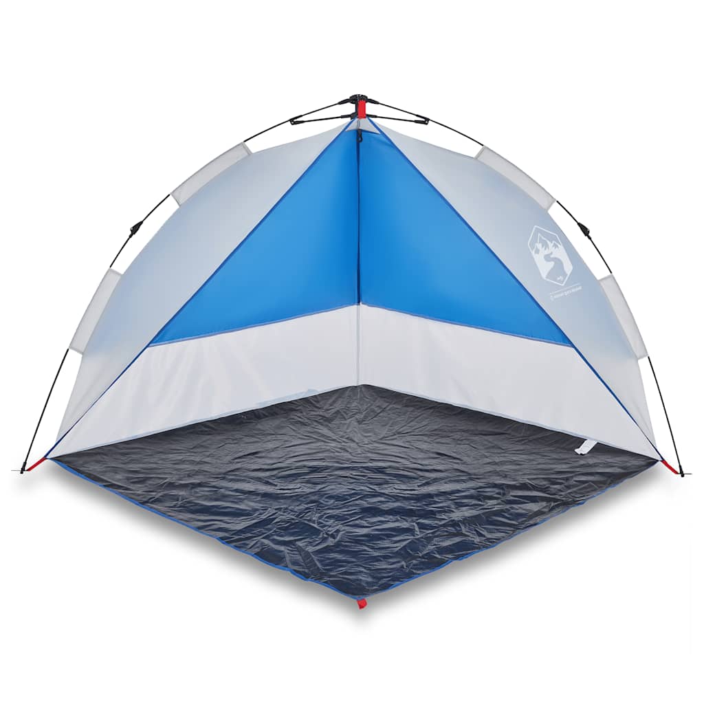 Vidaxl strandtent waterdichte snelontgrendeling azuurblauw