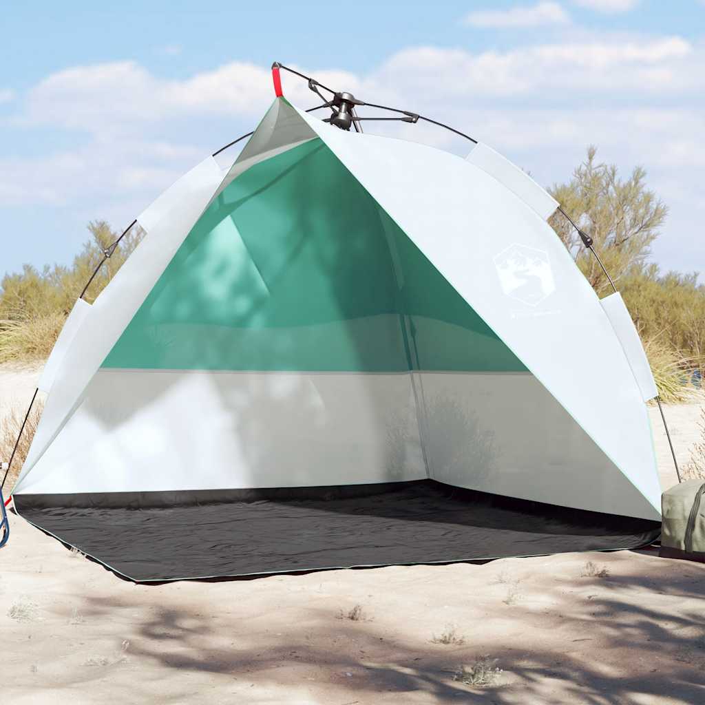 Vidaxl strandtent waterdichte snelontgrendeling zeegroen