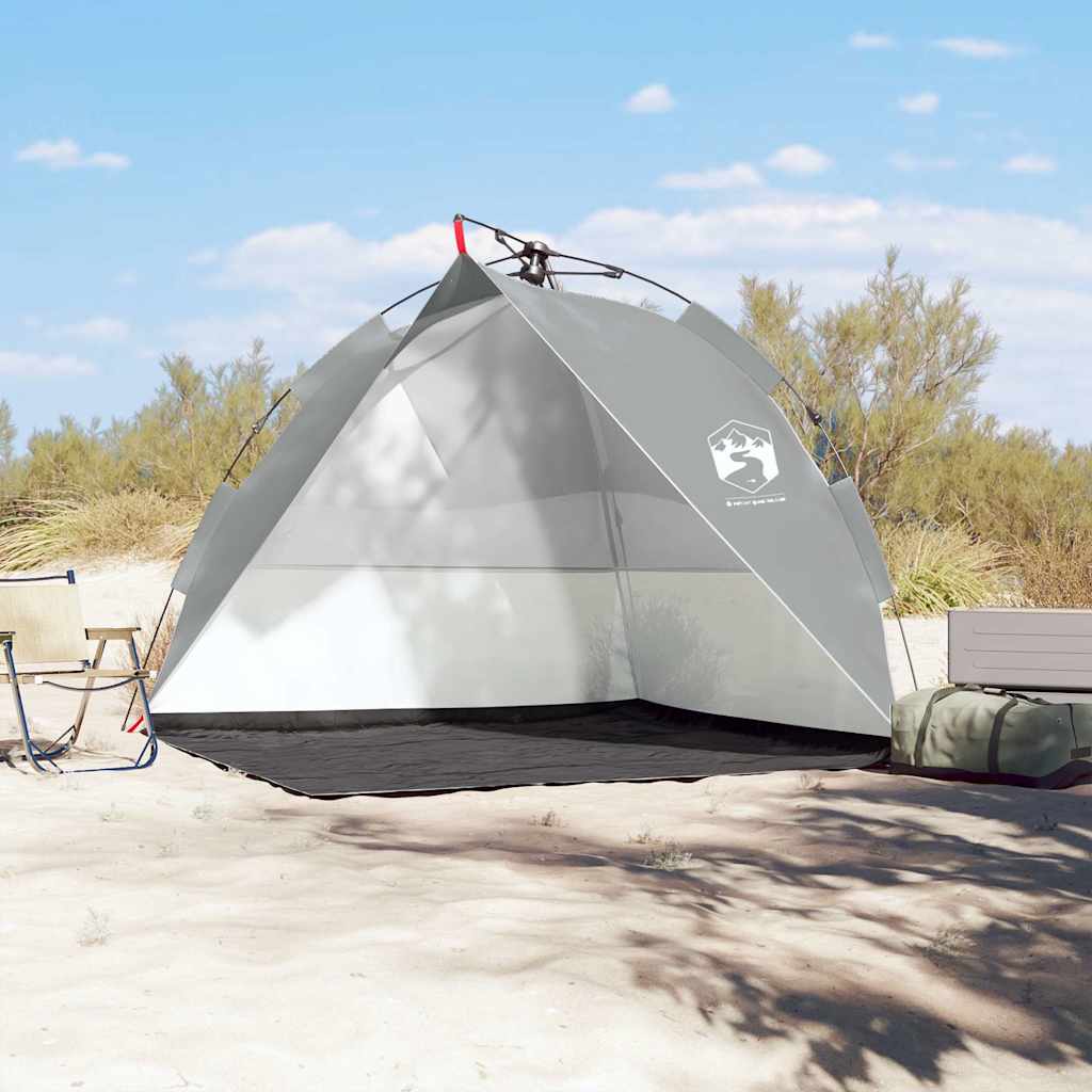 Vidaxl strandtent waterdichte snelontgrendeling grijs