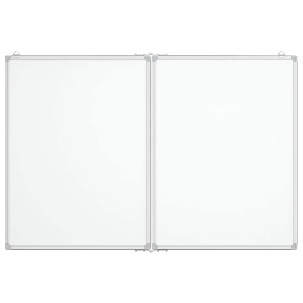 Vidaxl whiteboard magnetisch inklapbaar 120x80x1,7 cm aluminium