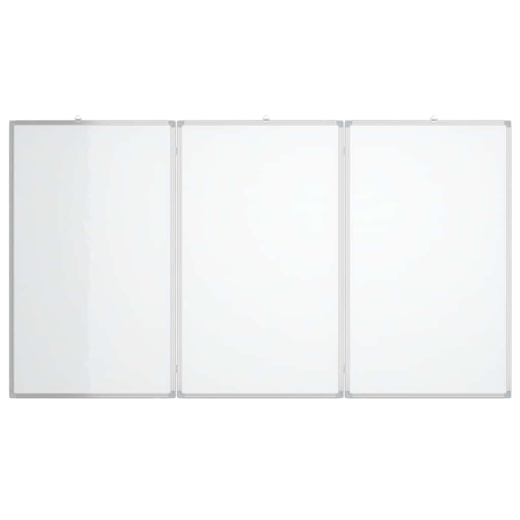 Vidaxl whiteboard magnetisch inklapbaar 120x100x1,7 cm aluminium