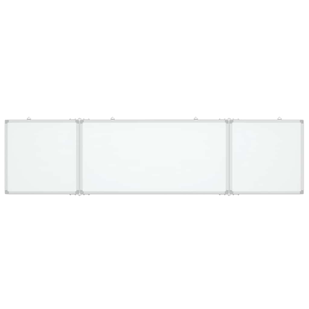 Vidaxl whiteboard magnetisch inklapbaar 160x40x1,7 cm aluminium