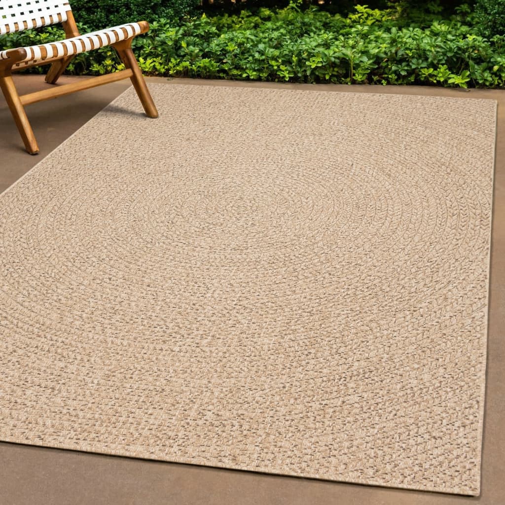Vidaxl vloerkleed zizur binnen en buiten 60x110 cm jutelook