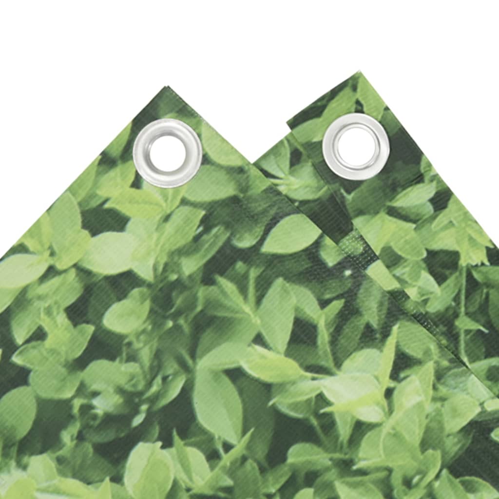 VidaXL Plantpatroon plantenpatroon 1000x75 cm PVC groen