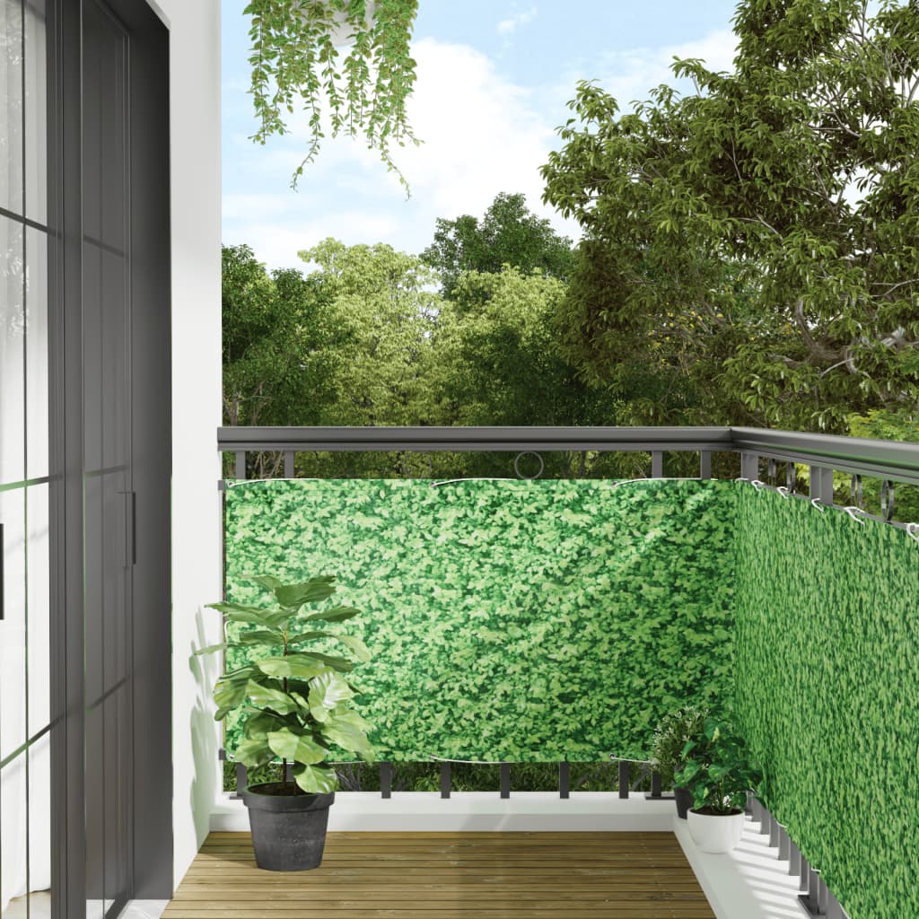 VidaXL Plantpatroon plantenpatroon 1000x75 cm PVC groen