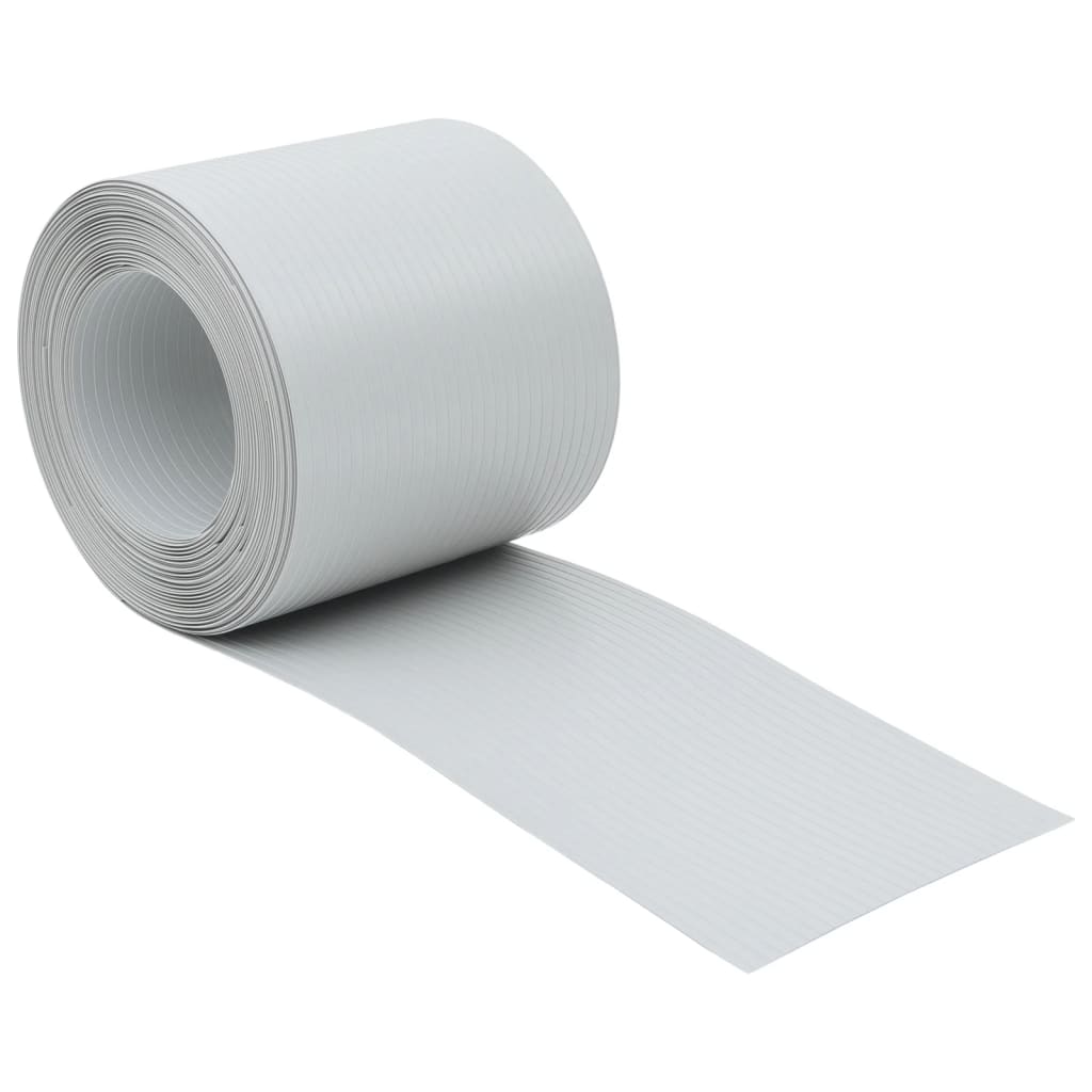 Vidaxl tuinschermen 10 st 252,5x19m pvc lichtgrijs