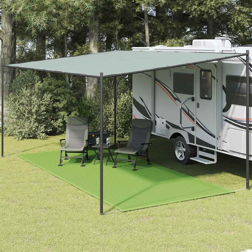 Vidaxl tenttapijt 250x600 cm hdpe lichtgroen