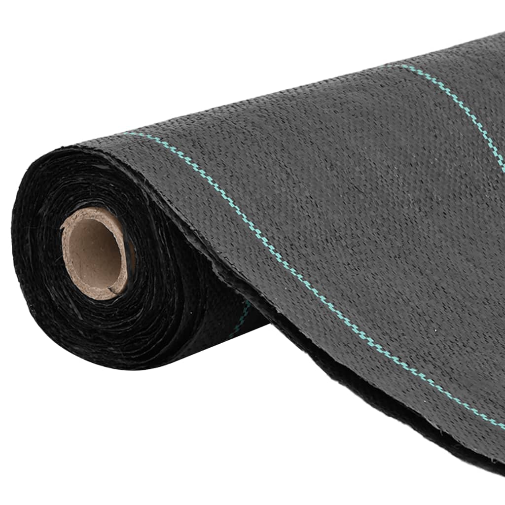 Vidaxl worteldoek 1,5x5 m polypropeen zwart