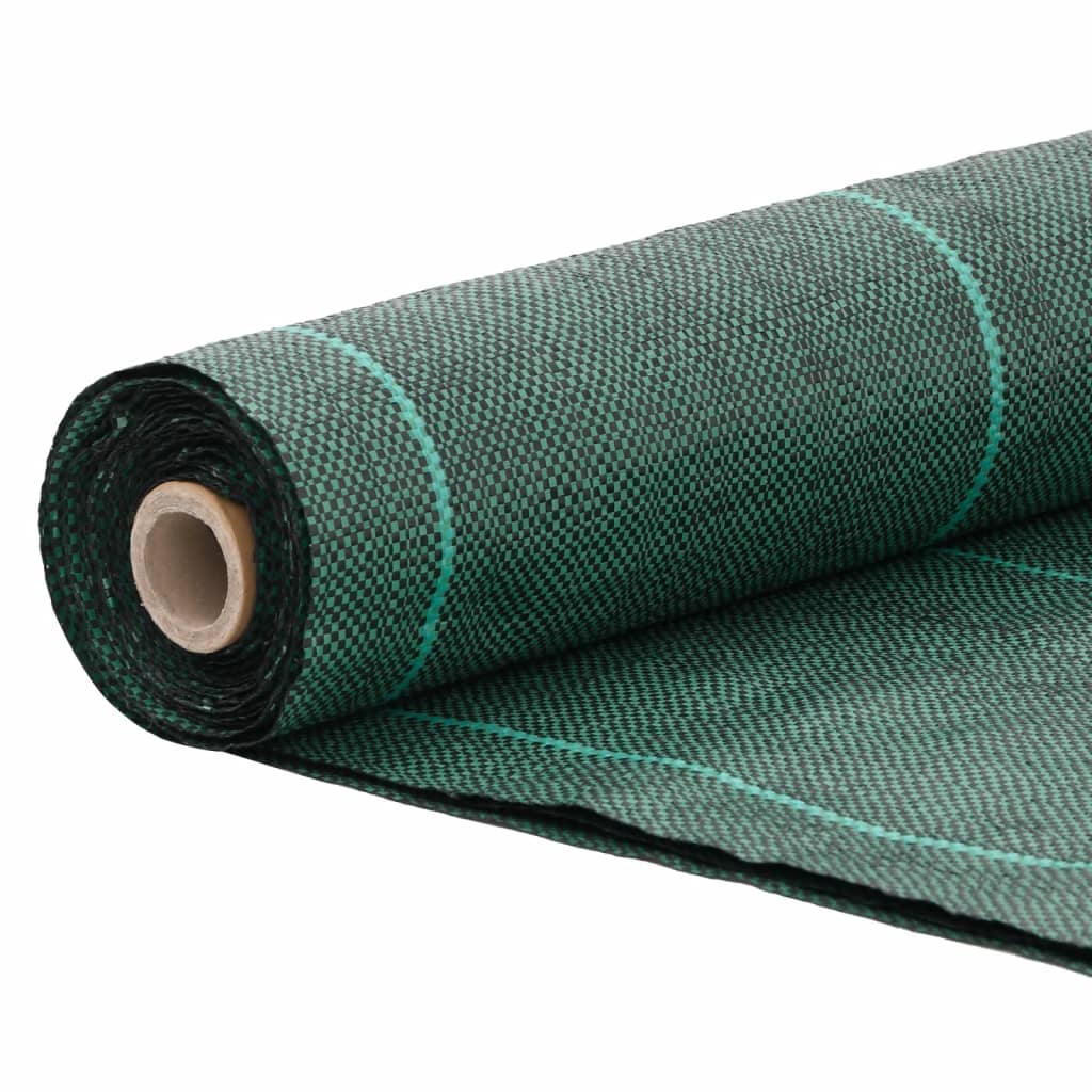 Vidaxl onkruidmembraan groen 0,5x50 m pp