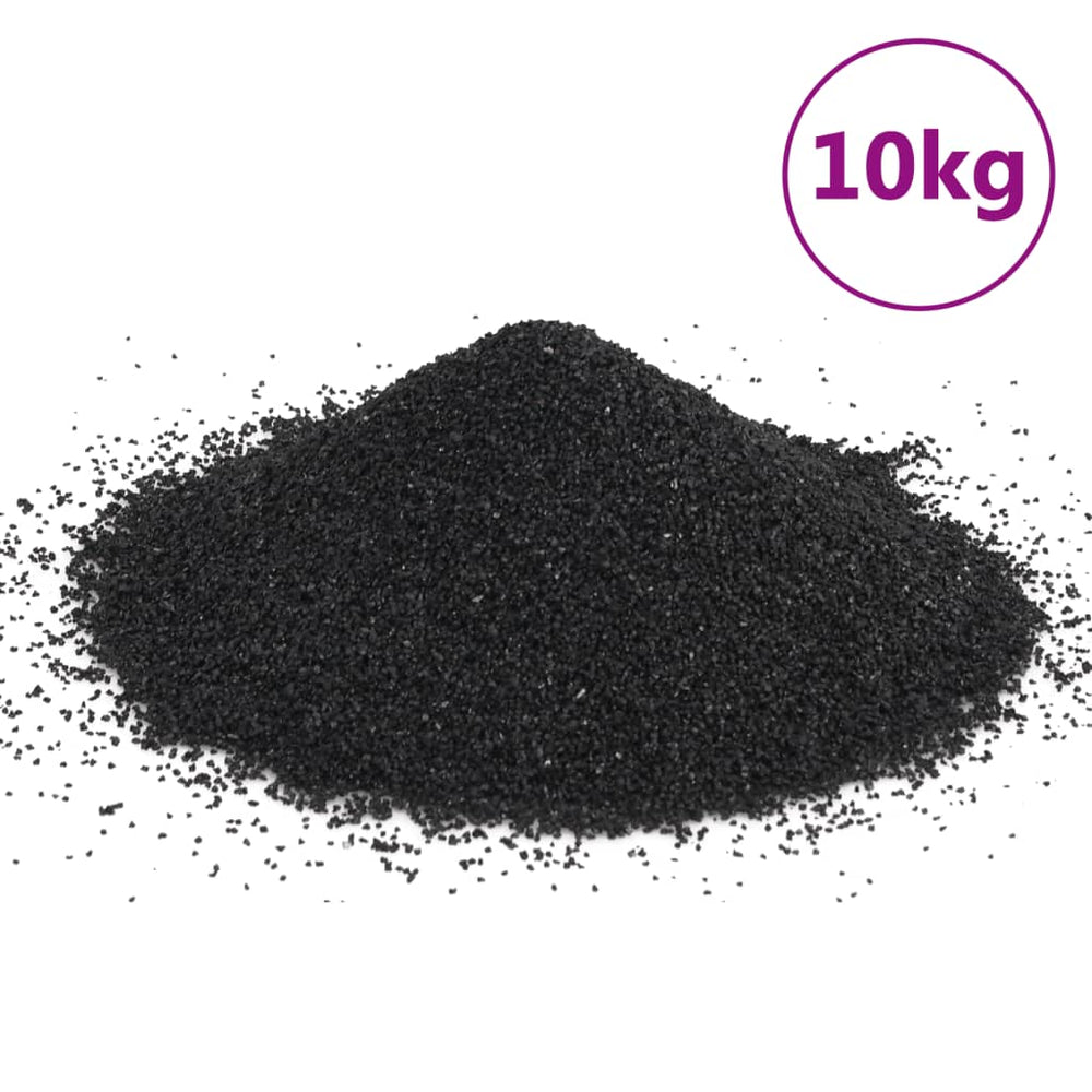 Vidaxl aquariumzand 10 kg 0,2-2 mm zwart