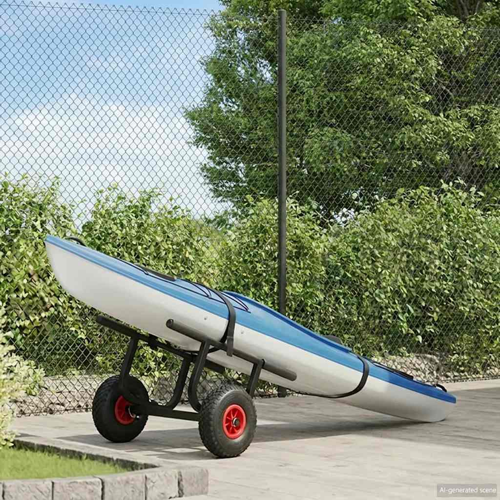 Vidaxl kajaktrolley 90 kg aluminium