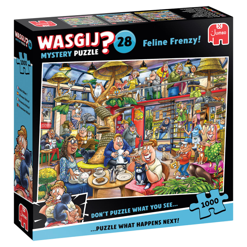 Jumbo wasgij mystery 28 - kat-en-muisspel! - 1000 stukjes puzzel - legpuzzel