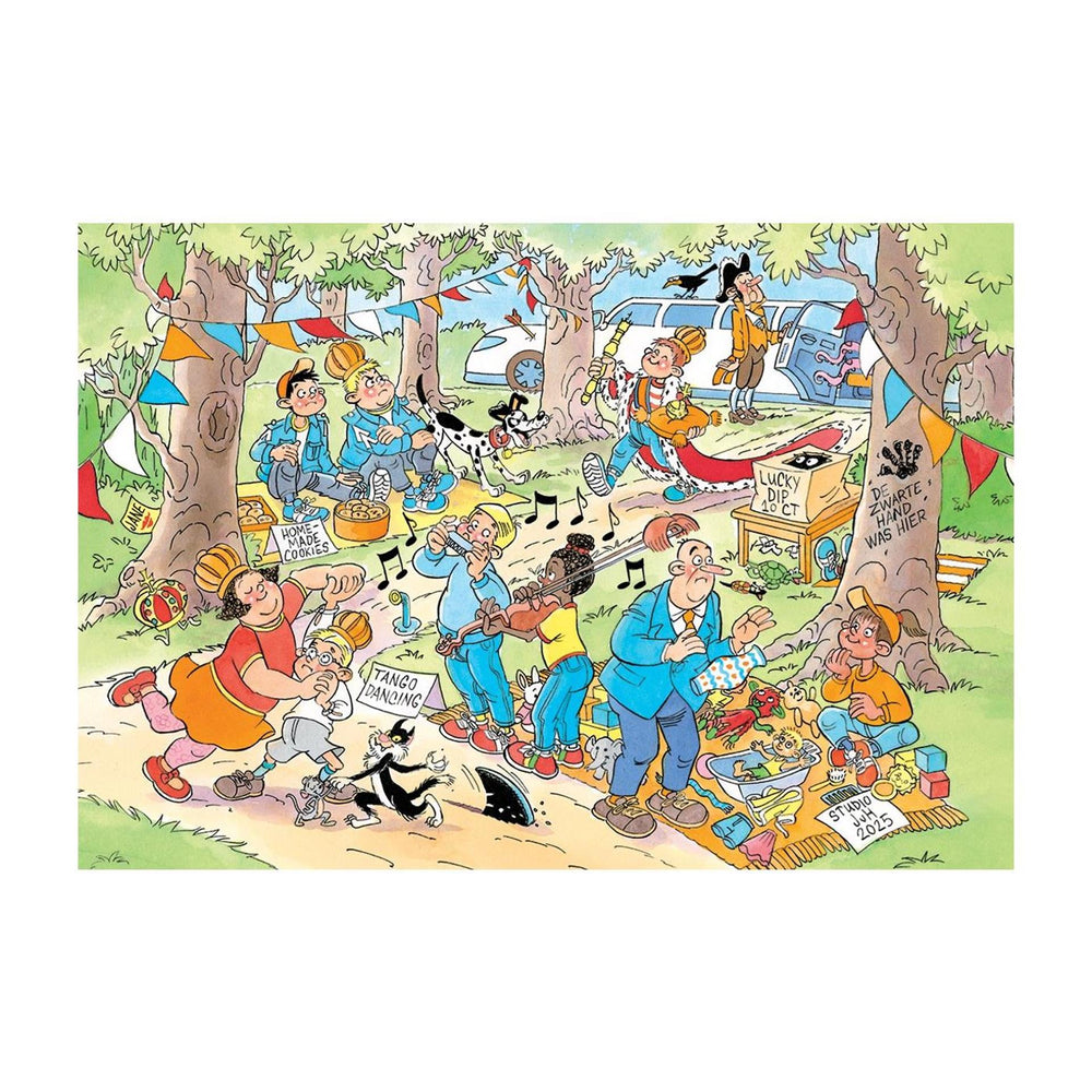 Jumbo jan van haasteren junior puzzel 21 de vrijmarkt 240 stukjes