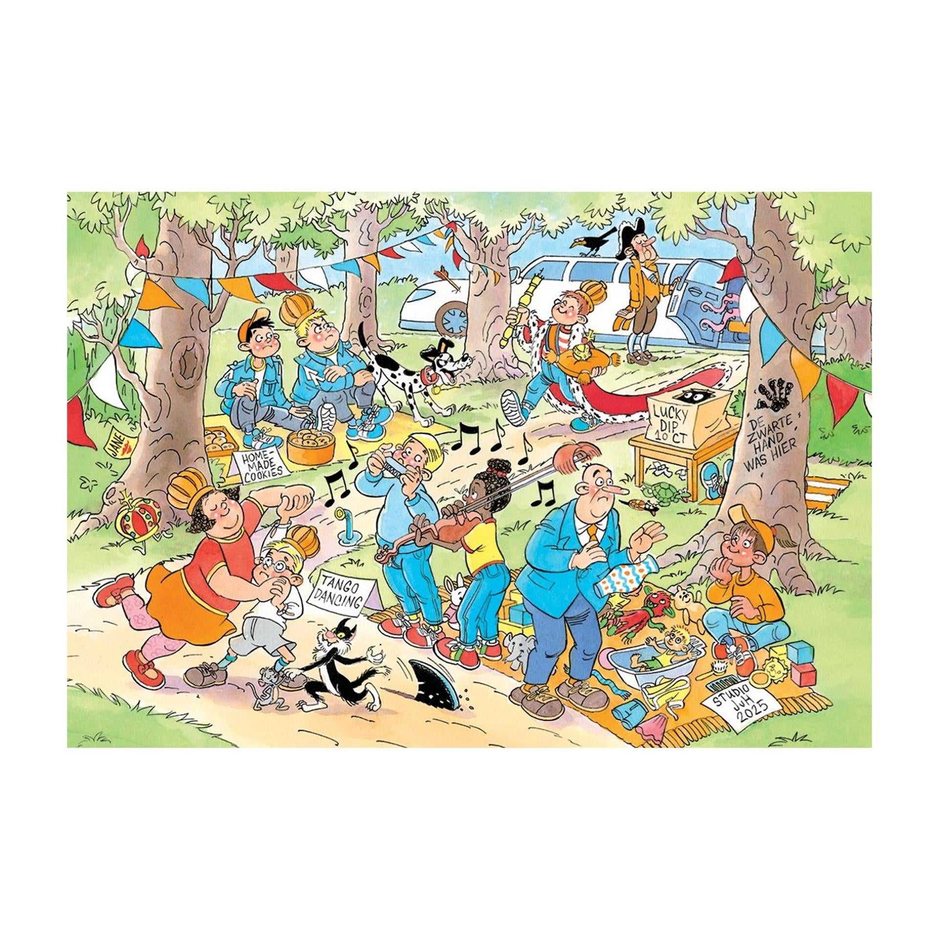 Jumbo jvh puzzel 21 de vrijmarkt 240pcs