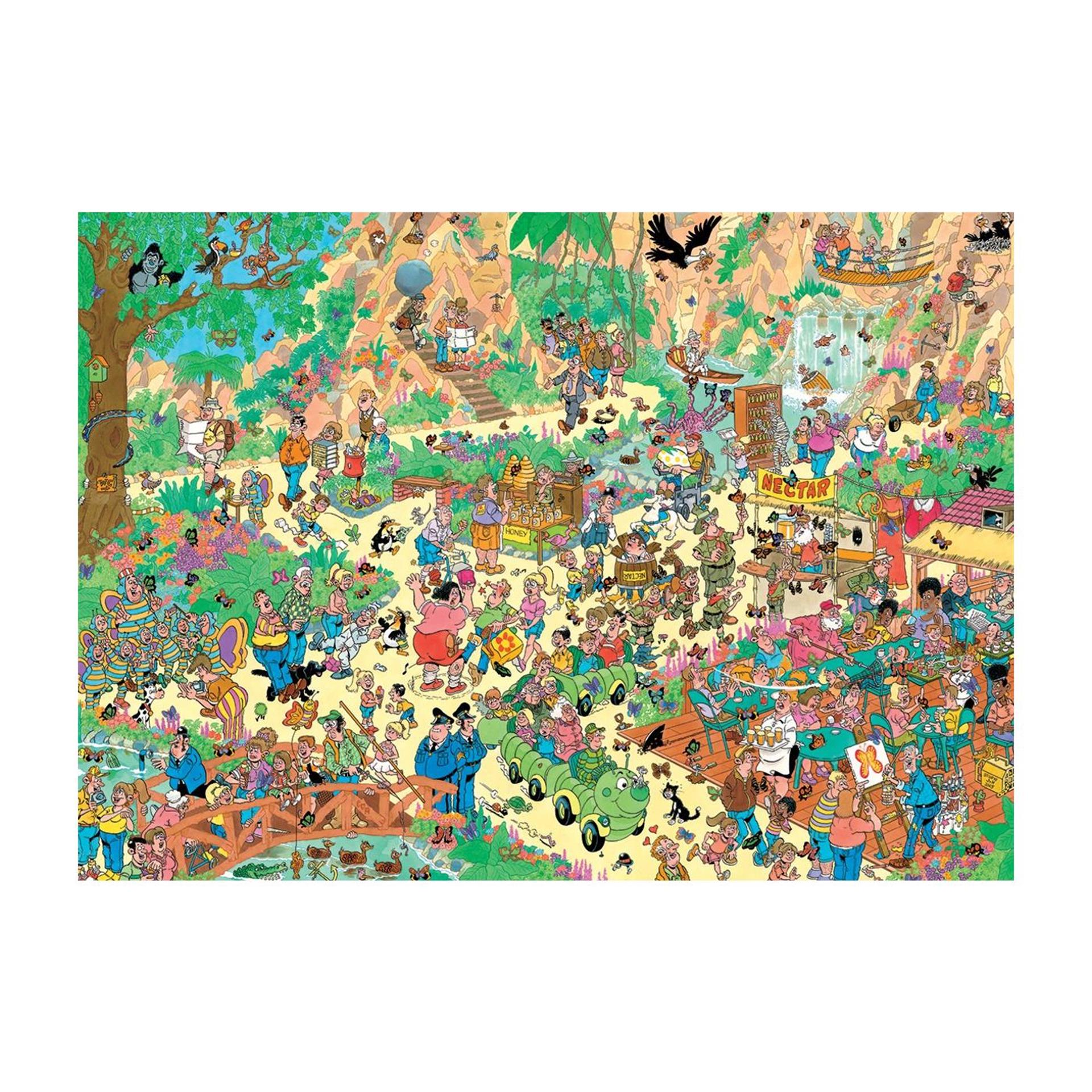 Jumbo jvh puzzel vrolijke fladderaars 1000pcs