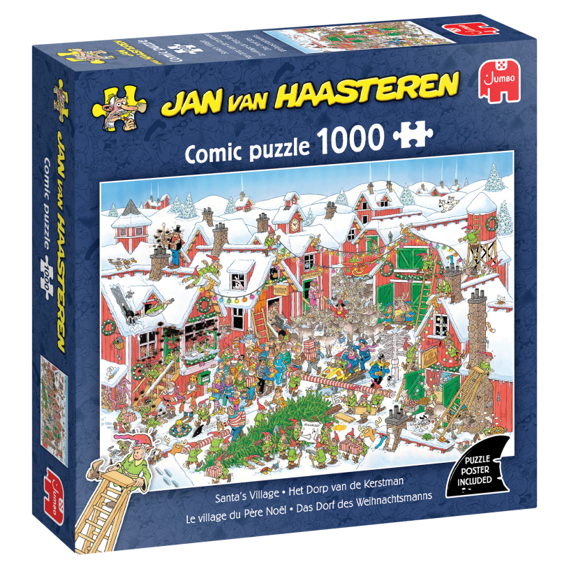 Jumbo jan van haasteren puzzel santa's village 1000pcs<br>