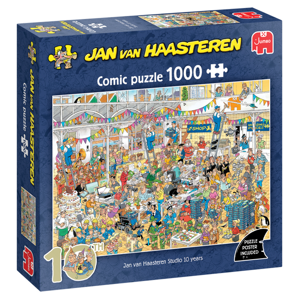 Jumbo puzzel 1000 st. jvh 10 jaar studio van haasteren