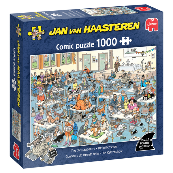 Jumbo puzzel 1000 st. jvh - de kattenshow