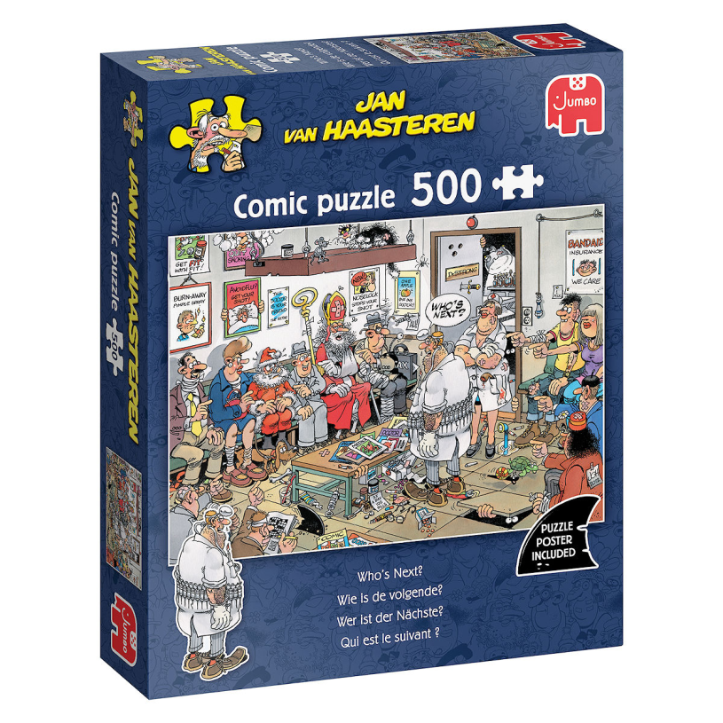Jumbo puzzel 500 st. jvh - wie is de volgende?