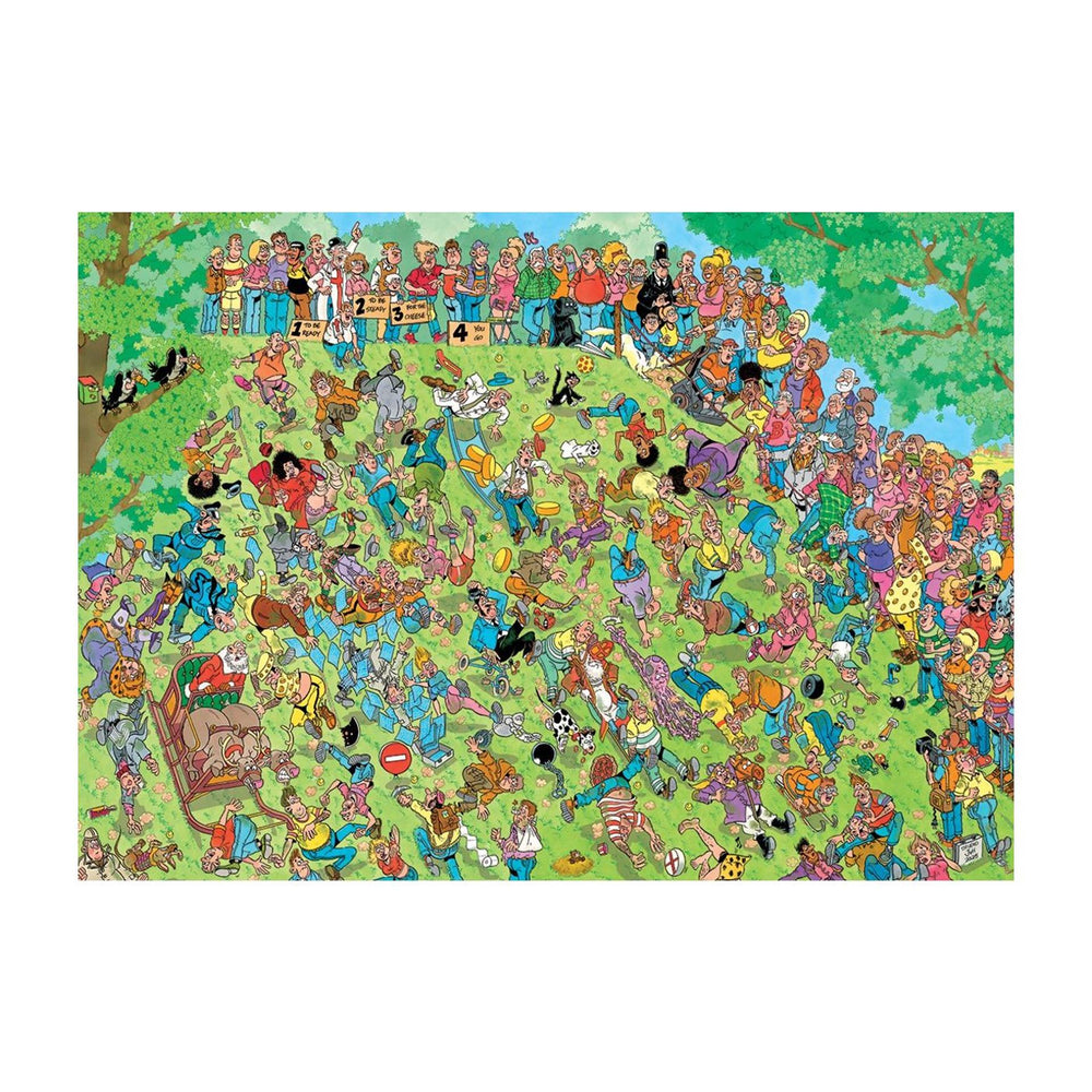 Jumbo jan van haasteren puzzel titel grijp de kaas! 1000 stukjes