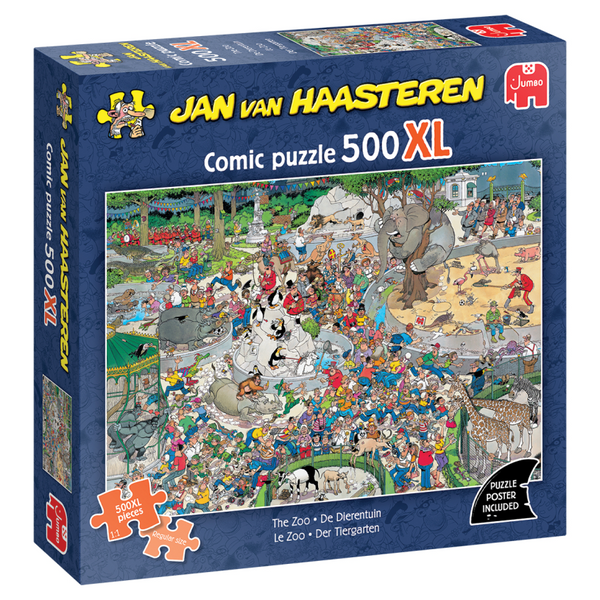 Jumbo puzzel 500xl st. jvh - de dierentuin