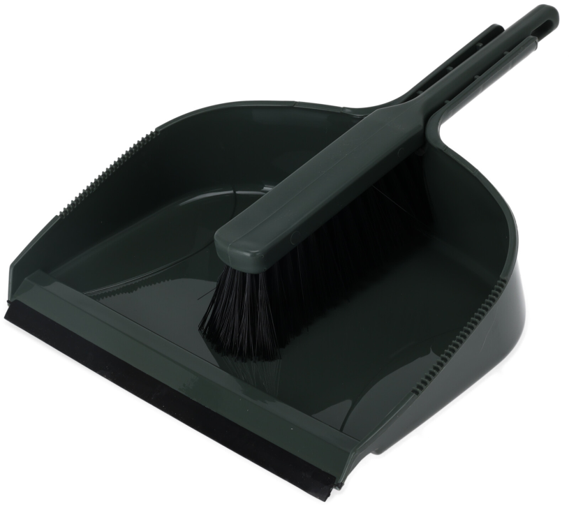 Pro garden tuin stoffer en blik xl groen
