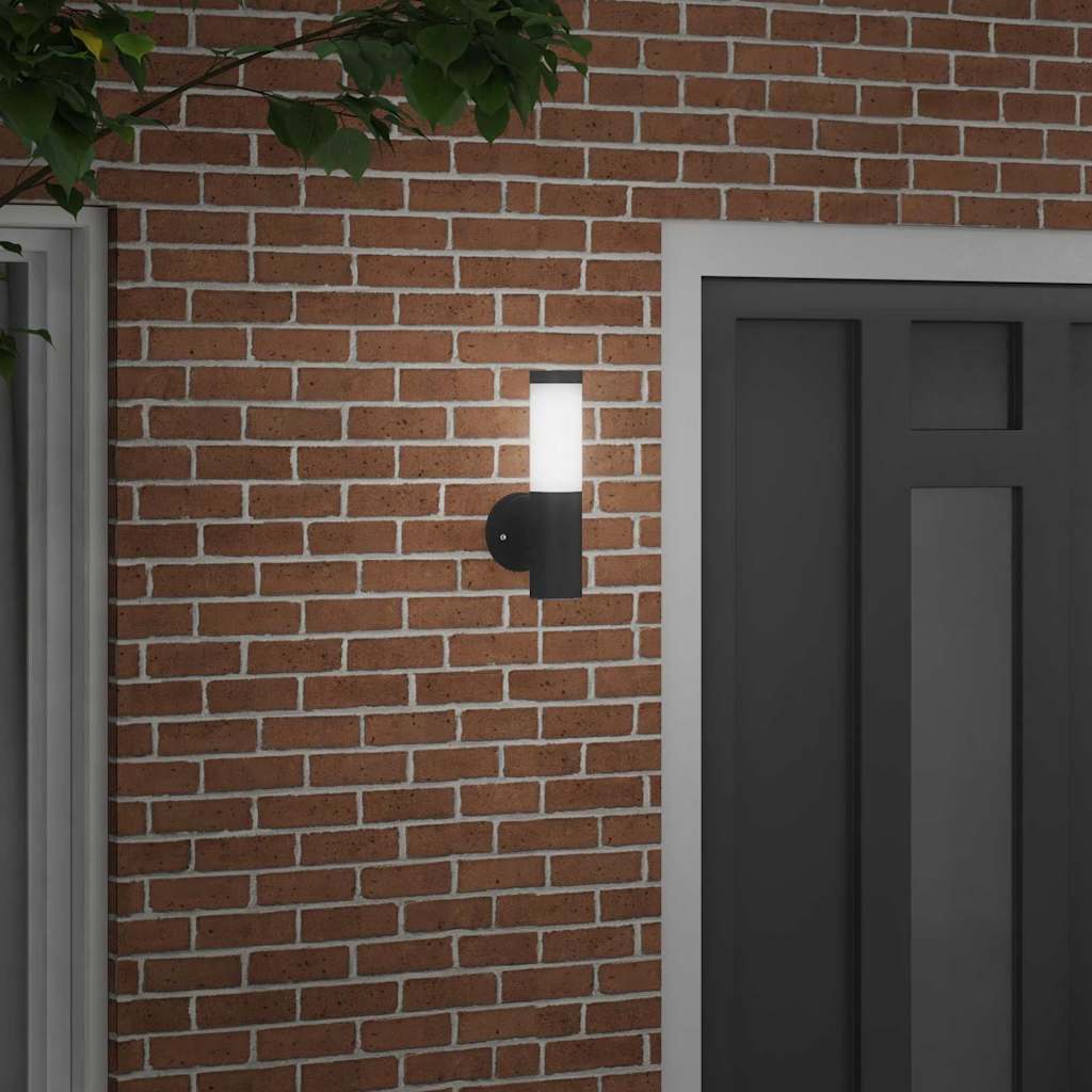 Vidaxl buiten wandlamp zwart 15 x 7,5 x 33 cm