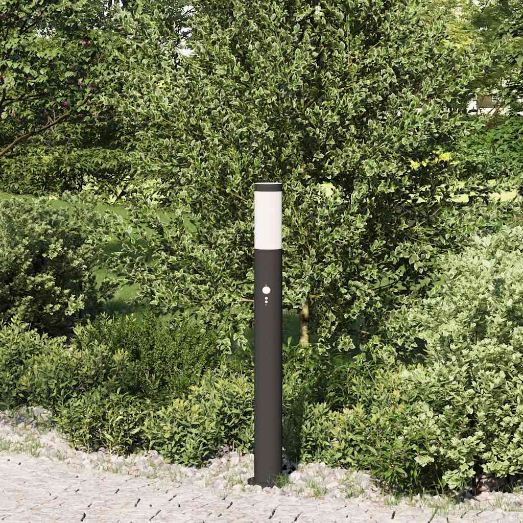 Vidaxl bolderverlichting met sensor 80 cm rvs ip44