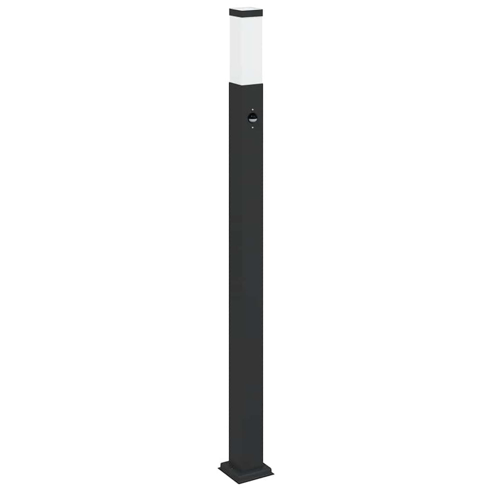 Vidaxl bolderverlichting met sensor 110 cm zwart ip44