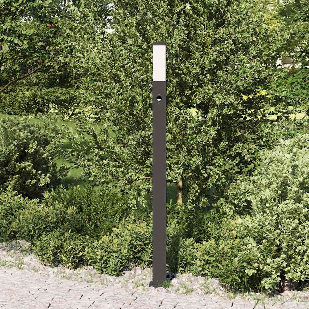 Vidaxl bolderverlichting met sensor 110 cm zwart ip44