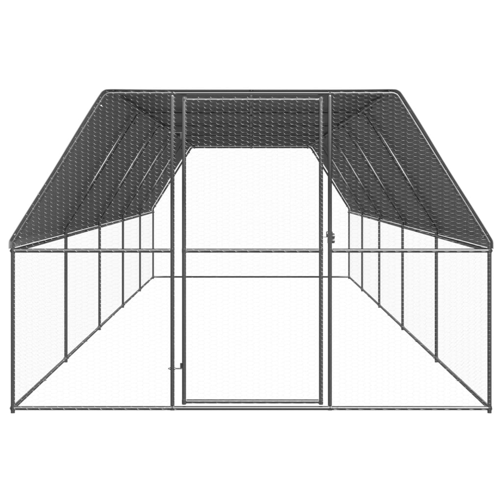 VidaXL Kippenhok 3x10x2m gegalvaniseerd staal