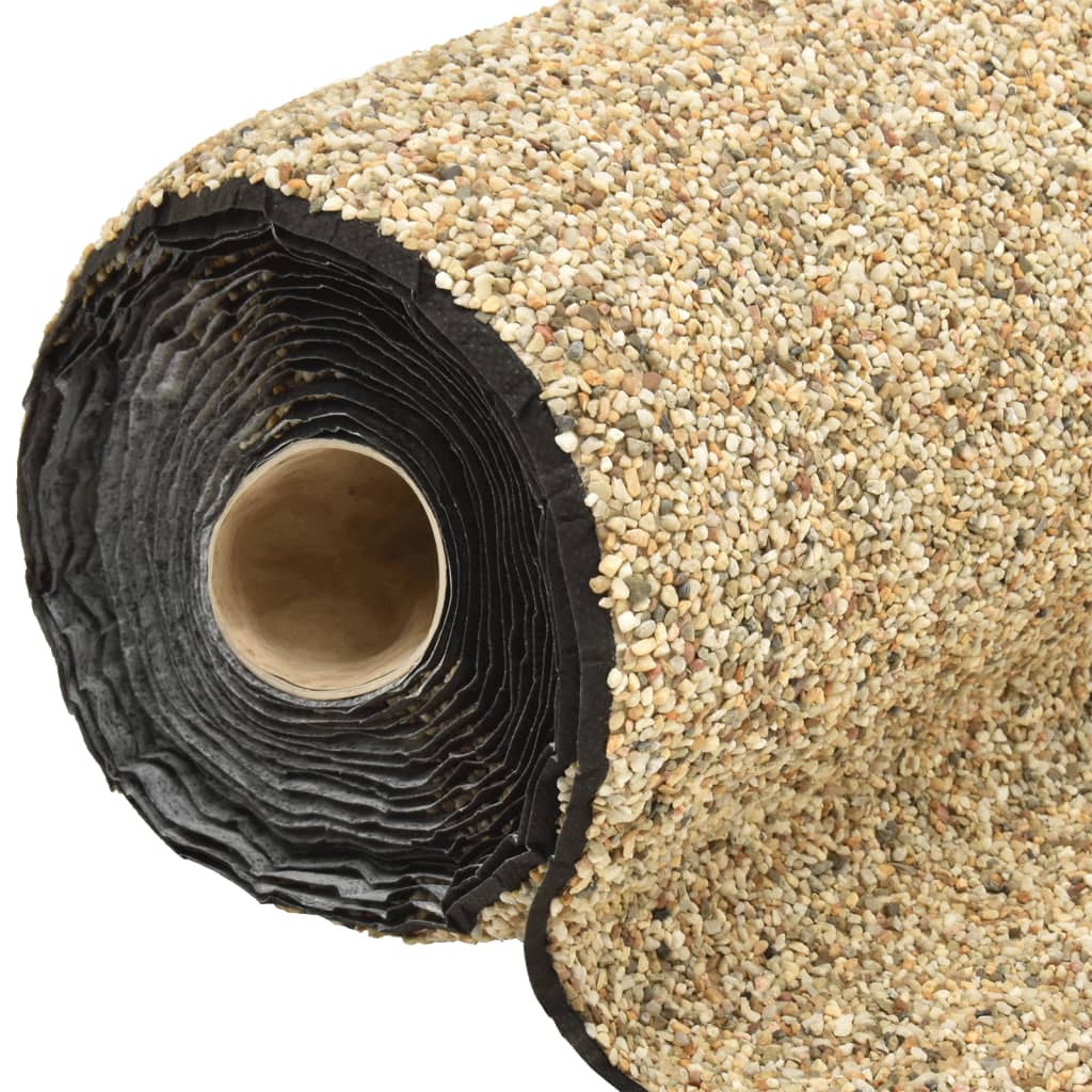 Vidaxl grindfolie 600x100 cm natuurlijk zandkleurig