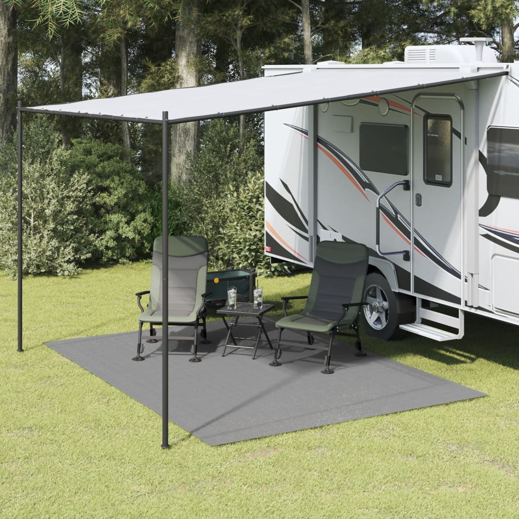 VidaXL Kampeerkleed 3,5x2,5m lichtgrijs