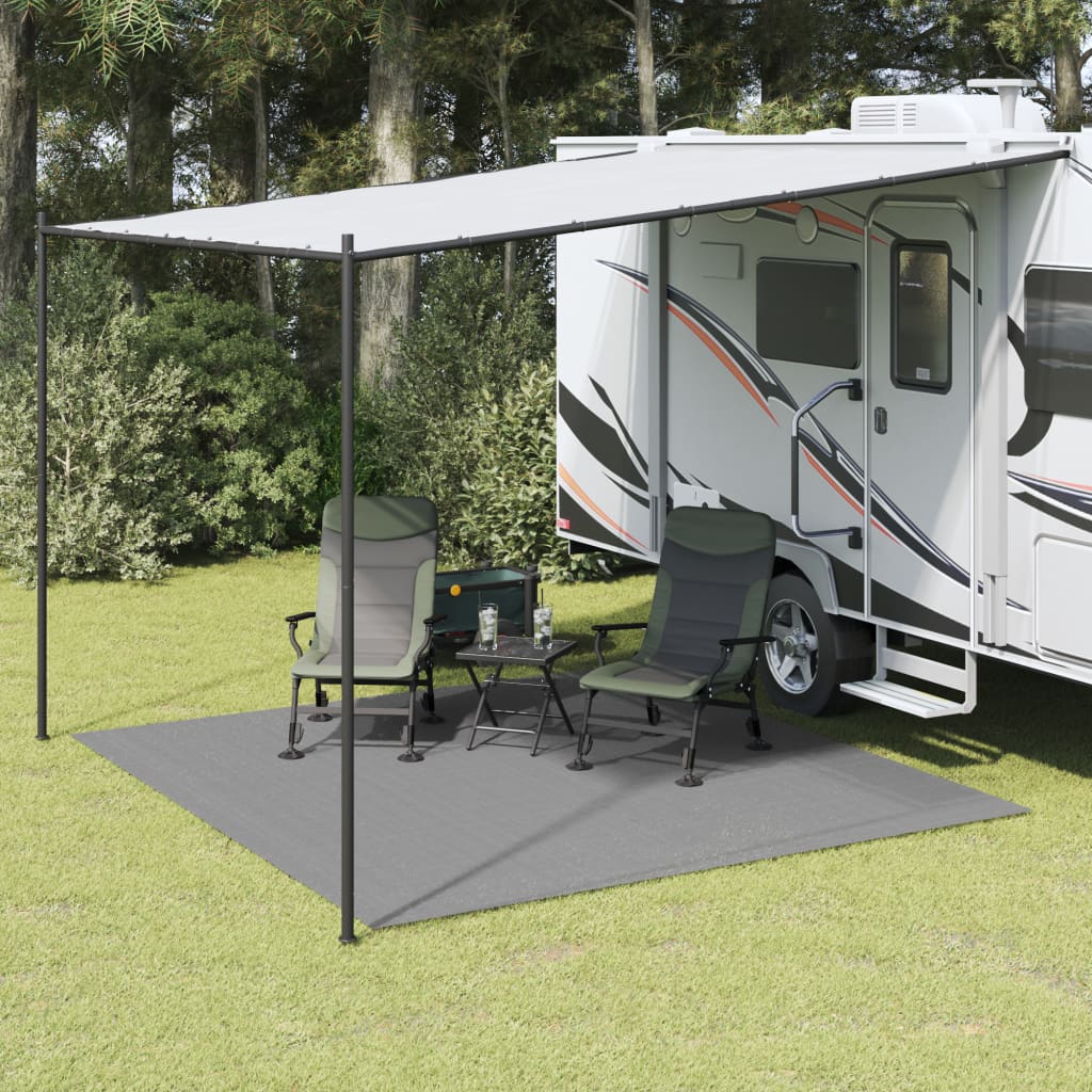 VidaXL Kampeerkleed 3x3m lichtgrijs
