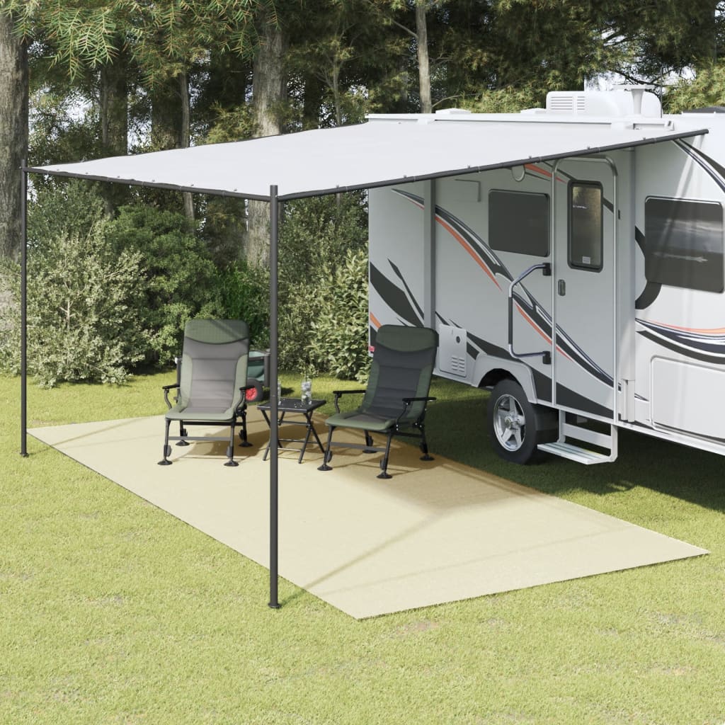 Vidaxl tenttapijt 5,5x2,5m crèmekleurig