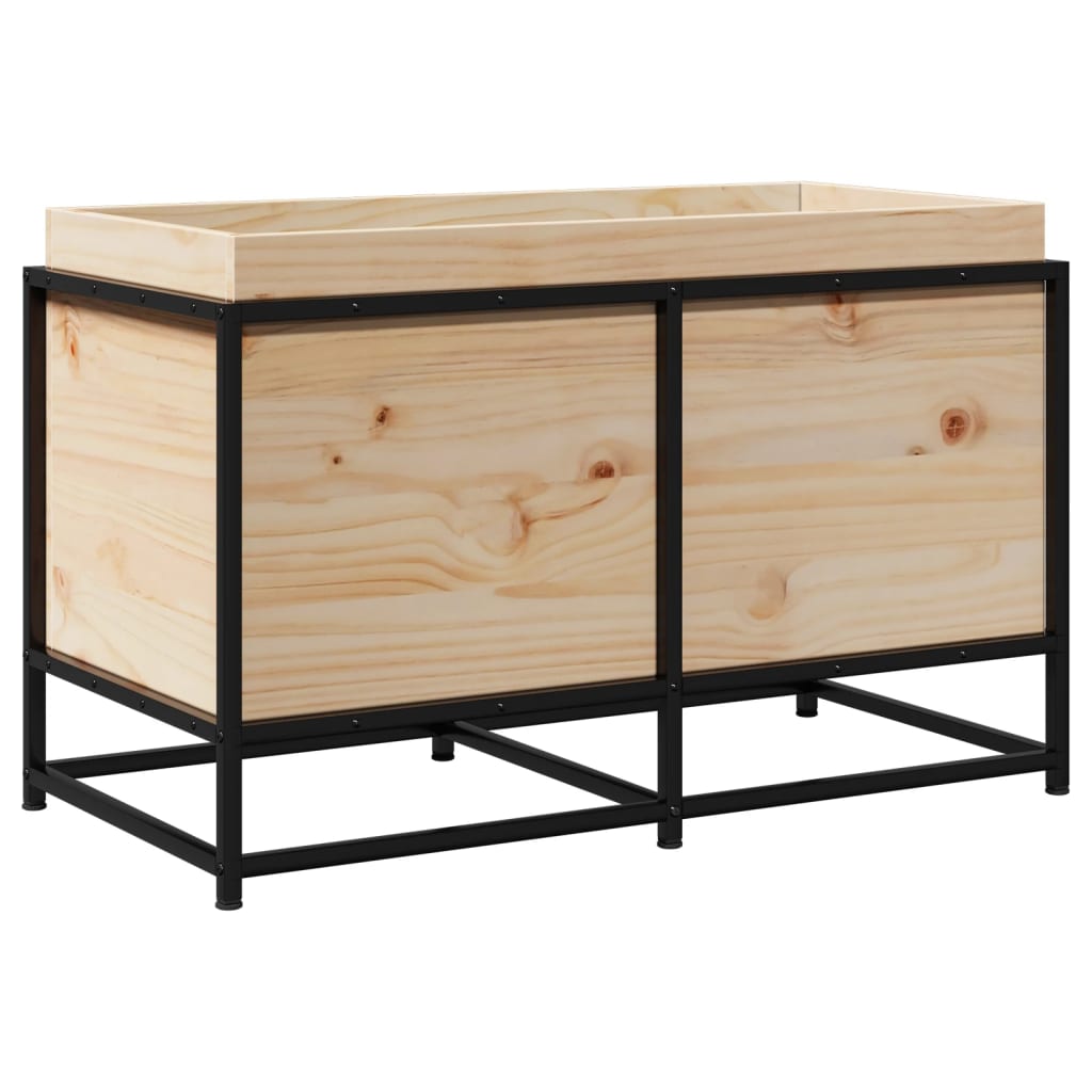Vidaxl plantenbak 80x40x50 cm massief groenhout