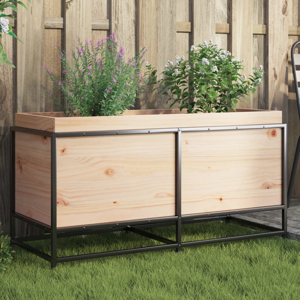 VidaXL Plantenbak 100x40x50 cm massief groenhout