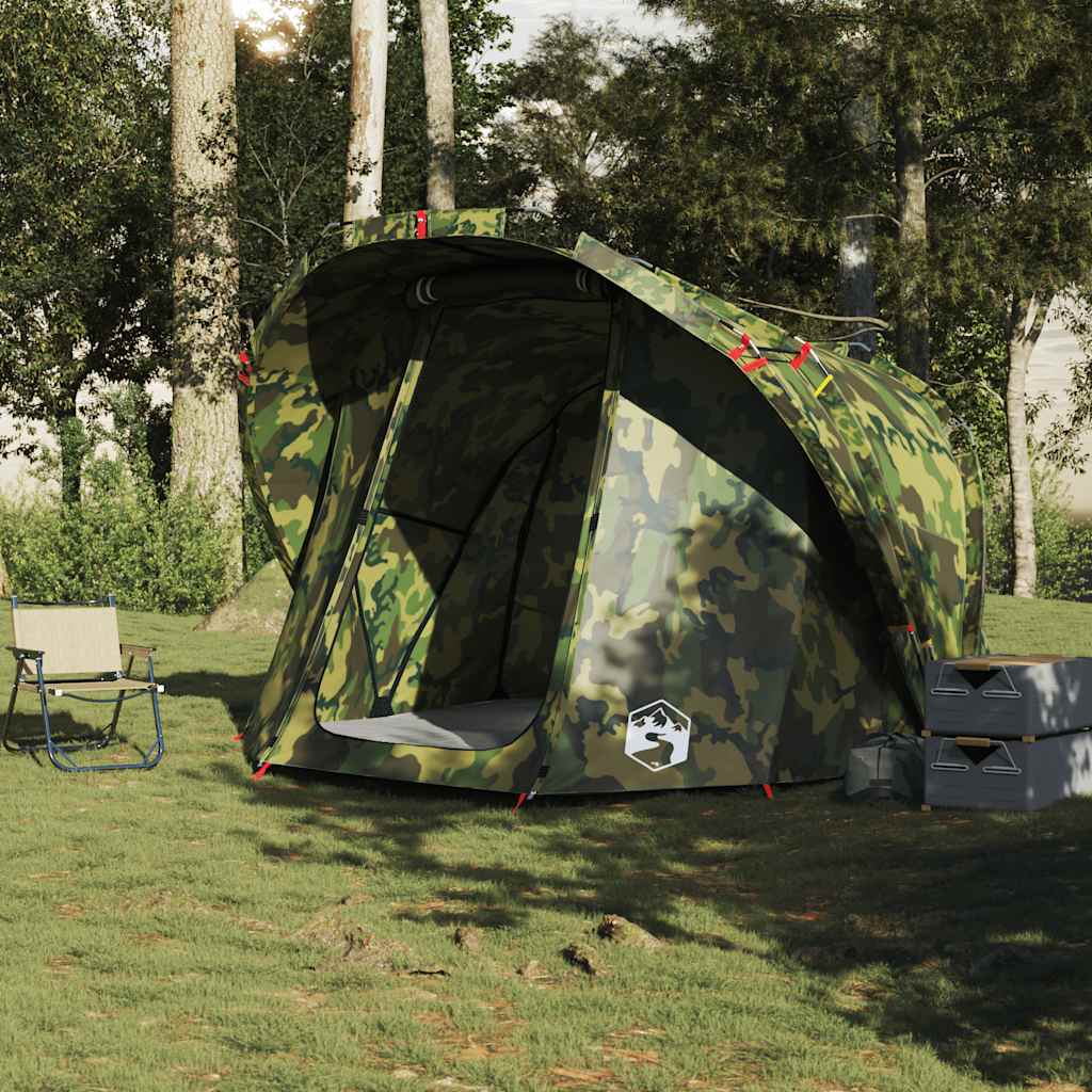 Vidaxl vistent 4-persoons waterdichte camouflage