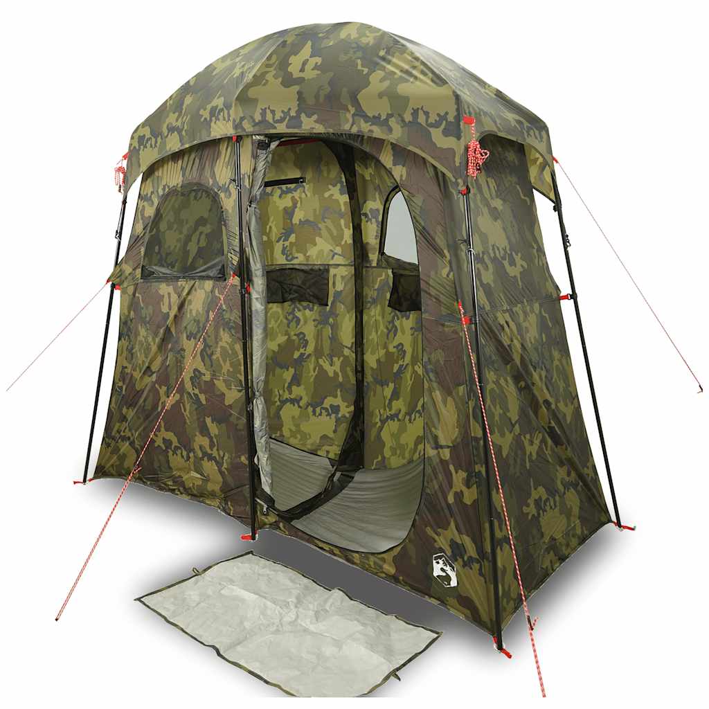 Vidaxl douchetent 2-persoons waterdichte camouflage