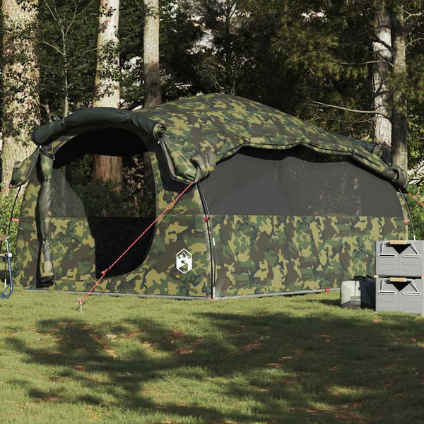 Vidaxl tunneltent 6-persoons waterbestendig camouflage