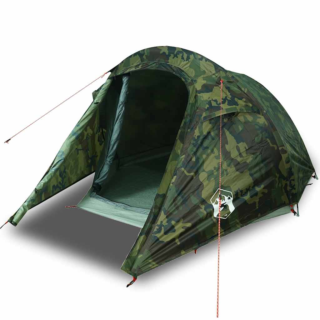 Vidaxl tunneltent 2-persoons waterdichte camouflage