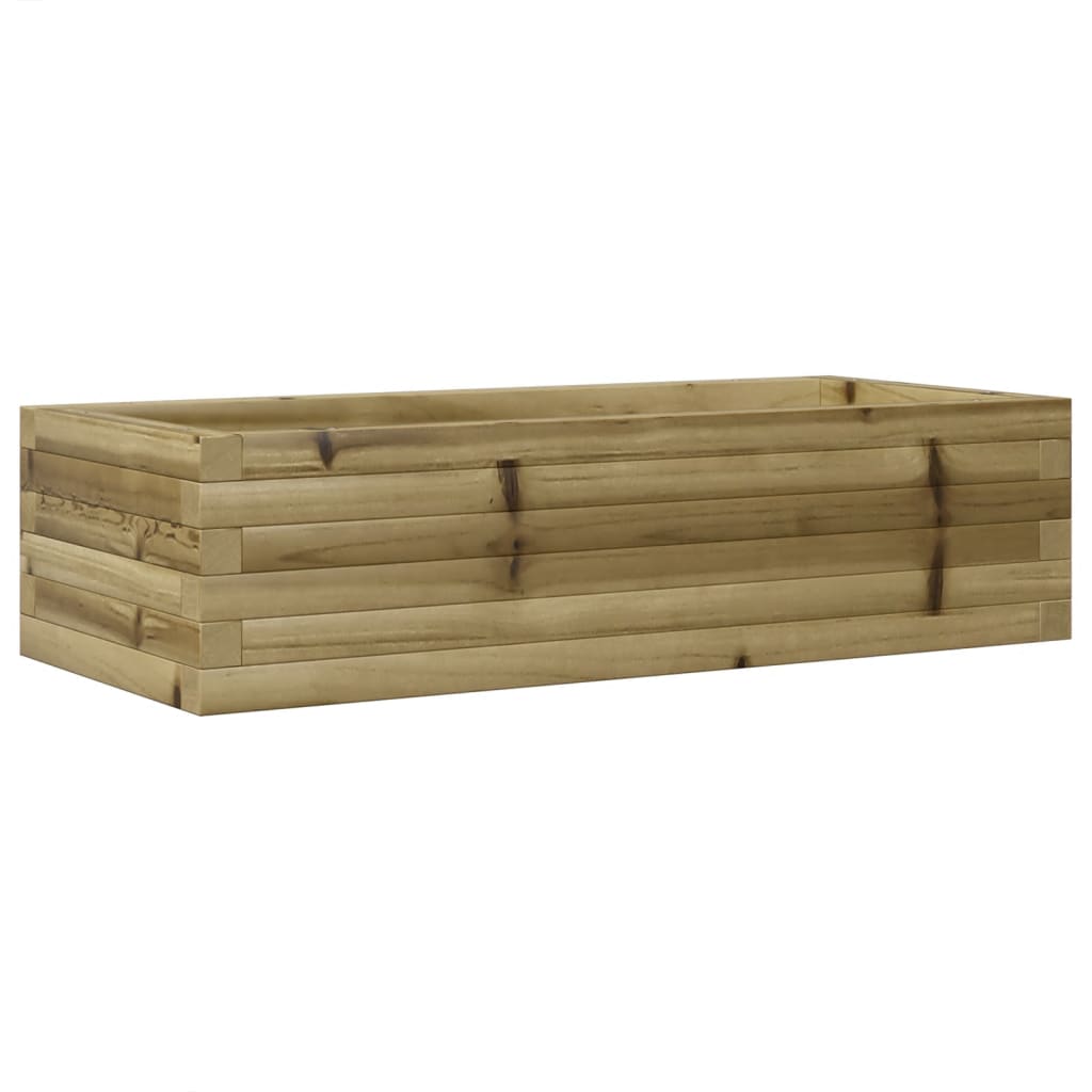 Vidaxl plantenbak 90x40x23 cm geïmpregneerd groenenhout