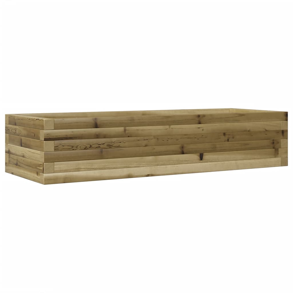 Vidaxl plantenbak 110x40x23 cm geïmpregneerd groenenhout