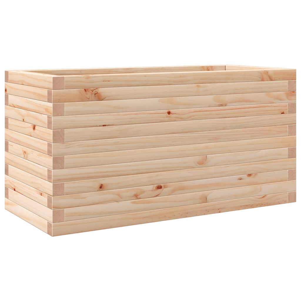 VidaXL Plantenbak 90x40x45,5 cm massief groenhout