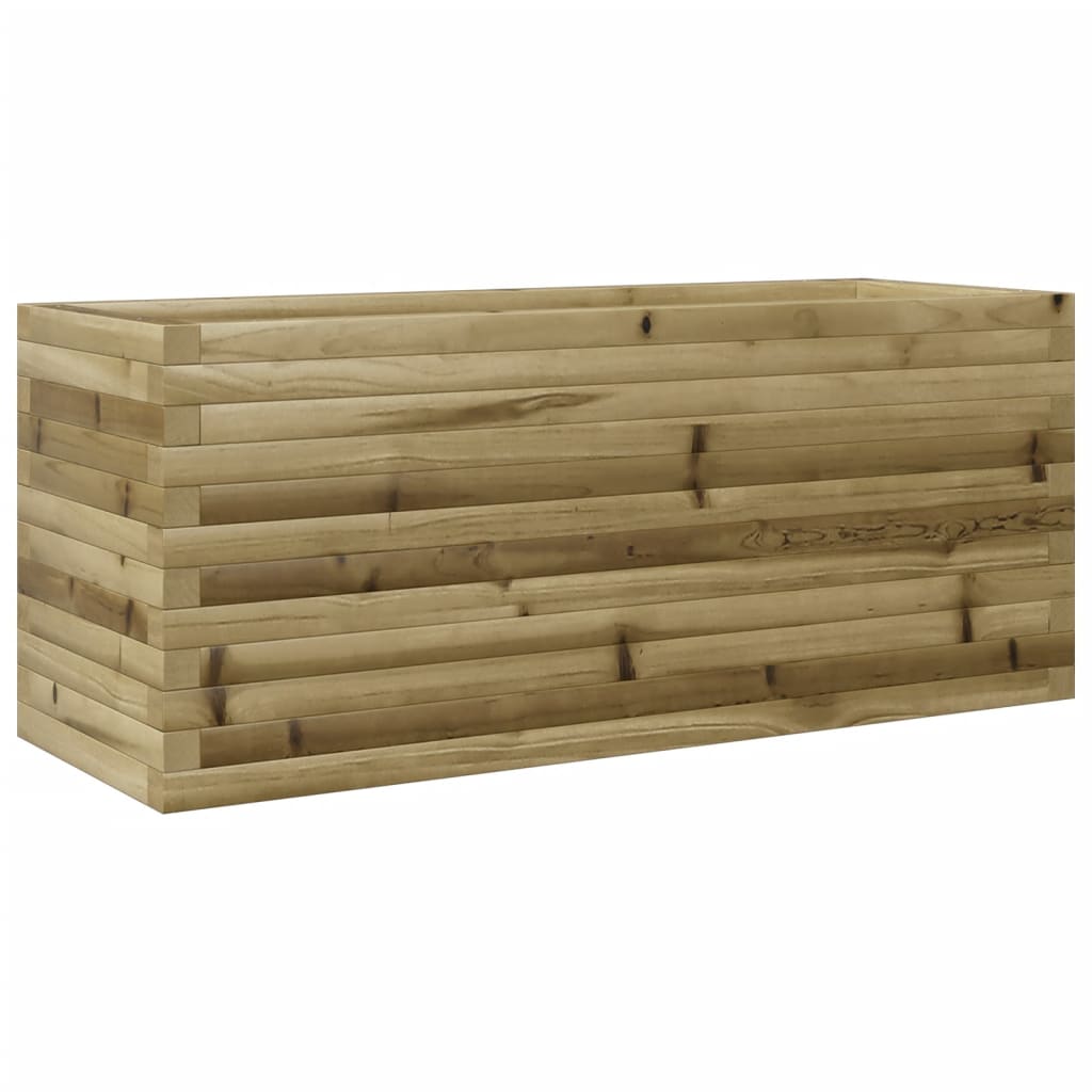 Vidaxl plantenbak 110x40x45,5 cm geïmpregneerd groenenhout