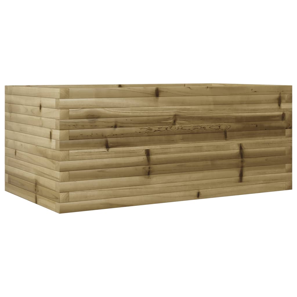 Vidaxl plantenbak 110x60x45,5 cm geïmpregneerd groenenhout