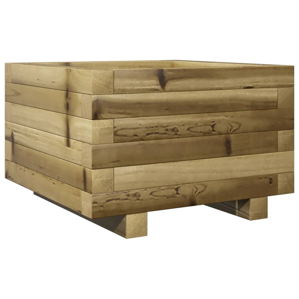 Vidaxl plantenbak 40x40x26,5 cm geïmpregneerd groenenhout
