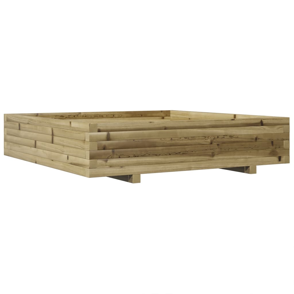 Vidaxl plantenbak 110x110x26,5 cm geïmpregneerd groenenhout